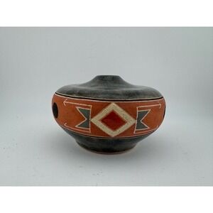 Luger 2001 Signed Southwest Style Pottery‎ Vase Art Decor Southwest Design